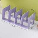 Multifunctional storage bookshelf, storage book stand, desk organizing rack, CD files, school office supplies