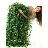 24 PCS Total 19m/755inch Ivy Garland for Home Living Room Wall Decoration Artificial Greenery Vine for Wedding Party Decor