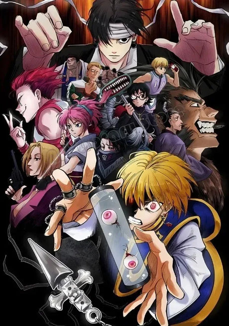 Hunter X Hunter Japanese Classic Anime Poster Killua Zoldyck Wall Art Pictures Canvas Painting Home Kids Room Decor Gift