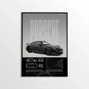 Minimalist 911 Turbo GT3-RS GT4 RS Hyper Car Sports Car Supercar Poster Canvas Painting Motosport Wall Art Pictures Home Decor
