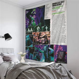 Mindless Self Indulgence Anime Tapestry - Tarot Hippie Wall Rug, Dorm & Home Decor, Unique Hanging Art, Vibrant Design