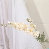 Yannew 3pcs 85cm Delphinium Artificial Flowers Long Stem Silk Hyacinth Wedding Flower Arrangements Decoration Home Room Decor