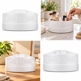 360 Degree Rotating Desk Organizer 7 Removable Bins Multi-Functional Pen Holder Stationery Storage Rack Office School Accessorie
