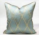 40 Style High Grade Cushion Cover 30x50/45x45/50x50CM Light Luxury Jacquard Pillowcase Champagne Blue Home Hotel Bed Sofa Decor