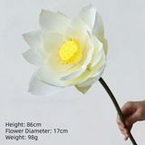 1PC DIY Decoration Artificial Flower New Landscape Long Stem PU Green Plant Artificial Flower Pole Lotus Pod Artificial Lotus