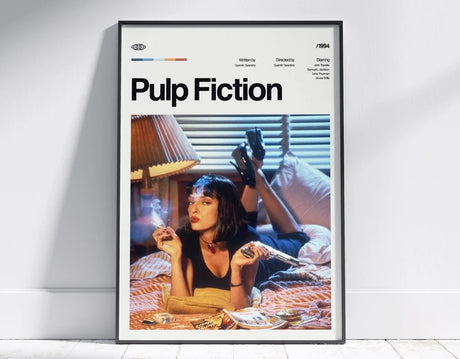 Vintage Classic Movie Series Canvas Poster Prints Pulp Fiction Kill Bill Wall Art Picture Home Wall Decor Painting Home Decor