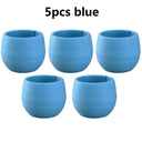 5/10/20pcs Mini Flower Pots for Succulents Small Plants DIY Interchangeable Planters with Drainage Hole Water Reservoir JXB