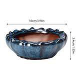 Chinese Style Bonsai Pots Breathable Stoneware Bonsai Pots With Holes Chinese Style Bonsai Flowerpot Ceramic Crafts for Garden