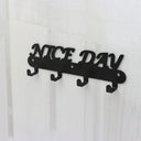 Decorative Metal Key Holder Wall Mounted Key Hooks Hanging Artwork Storage Rack Home Iron Art