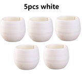 5/10/20pcs Mini Flower Pots for Succulents Small Plants DIY Interchangeable Planters with Drainage Hole Water Reservoir JXB