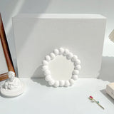 Decorative Prop with Irregular Cloud-shaped Tray Multipurpose Irregular Plaster Tray for Jewelry and Home Decor