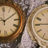 European Retro Living Room Decoration Wall Clock American Classical Nostalgic Wall Clock Restaurant Angel Clock Ornaments Gift