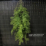 1PC Artificial Hanging Green Plants Fake Rattan Wall Hanging Plastic Vine for Home Garden Restaurant Decoration Soft Landscaping