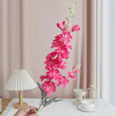 Yannew 3pcs 85cm Delphinium Artificial Flowers Long Stem Silk Hyacinth Wedding Flower Arrangements Decoration Home Room Decor