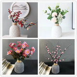 1PC Water Ripple Vase - Flower Pot Basket, Twine Plastic Vase, Small Fresh Flower Arrangement Vase, Scandinavian Home Decoration