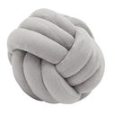 Warm Nordic Style Round Pillow Cushion Velvet Knotted  Cushion Solid Baby Rest Sleep Dolls Stuffed Kid Adult Bedroom Decor
