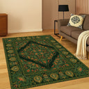 Türkiye Bohemian Persian Geometric Flower Carpet Rug for Home Bedroom Living Room Sofa Kitchen Doormat Decor,Game Non-slip Mat
