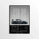 Minimalist 911 Turbo GT3-RS GT4 RS Hyper Car Sports Car Supercar Poster Canvas Painting Motosport Wall Art Pictures Home Decor