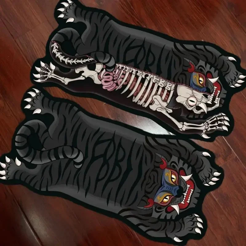VIKAMA Tiger Diatomite Kitchen Carpet Thickened Oil-resistant Dirty-drying Floor Mats Bathroom Balcony Entrance Non-slip Mats