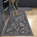 Non-slip Kitchen Mat Long Rugs Crystal Velvet Carpet for Living Room Absorbent Foot Mats Bedroom Doormat Alfombra Small Rugs
