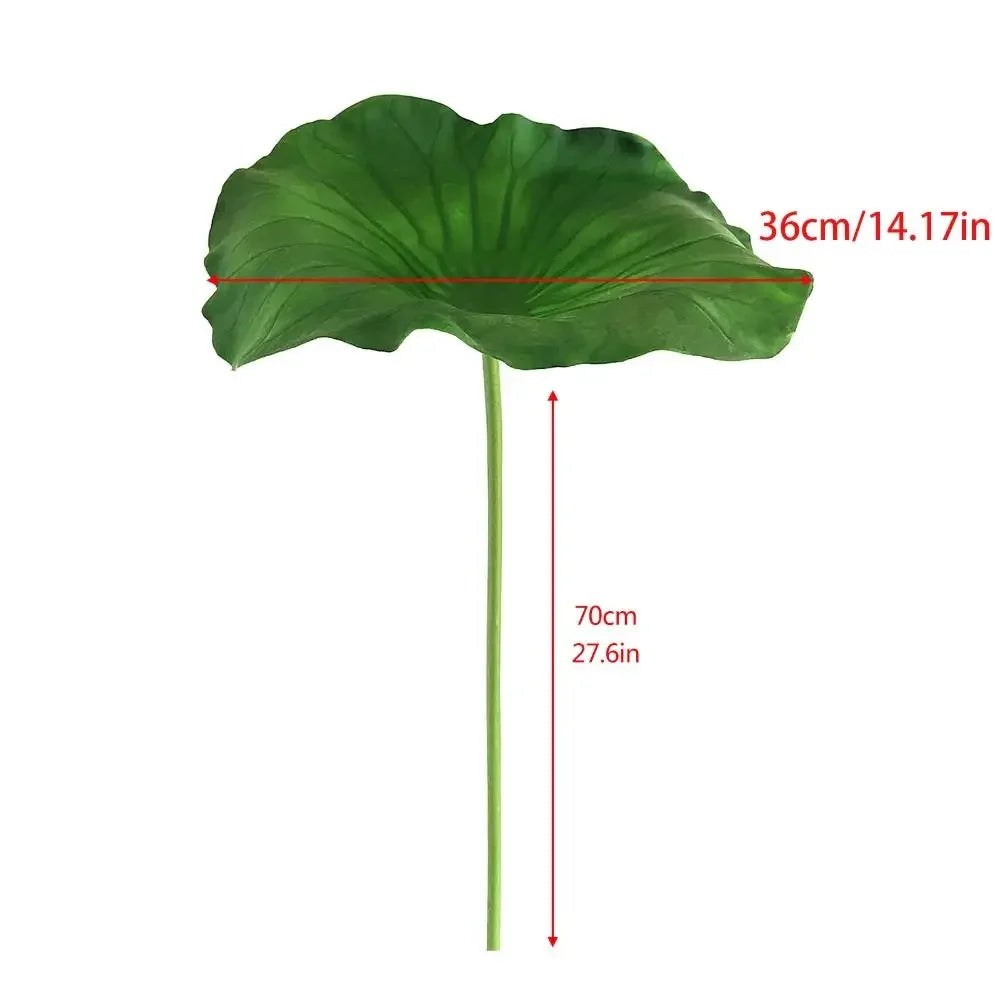 1PC DIY Decoration Artificial Flower New Landscape Long Stem PU Green Plant Artificial Flower Pole Lotus Pod Artificial Lotus