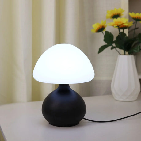 Modern Minimalist Mushroom Table Lamp with Three Color Switching and Infinite Dimming for Home Decoration Atmosphere Table Lamp