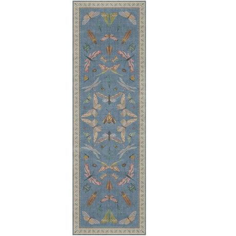 Corridor Carpet Runner Rug Hallway Long Strip Carpets Anti-slip Machine Washable Floor Mat Retro Style Home Decor Bedside Rugs