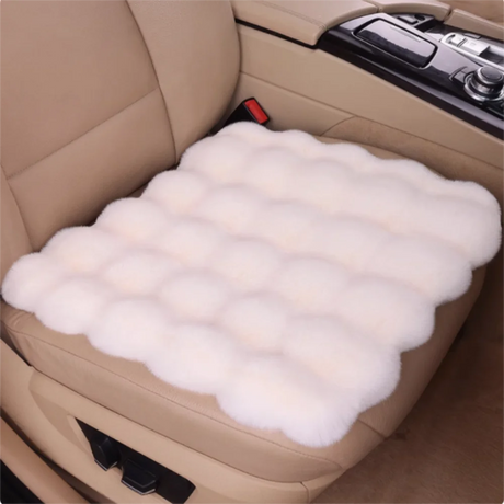 1pcs Car Seat Cushion Universal Winter Thick And Warm Car Bubble Velvet Seat Cushion Cover Auto Interior Supplies
