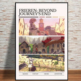 Frieren: Beyond Journey's End Poster Prints For Bedroom Living Room Sôsô no Furîren Anime Canvas Painting Wall Art Home Decor