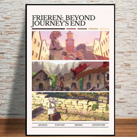 Frieren: Beyond Journey's End Poster Prints For Bedroom Living Room Sôsô no Furîren Anime Canvas Painting Wall Art Home Decor