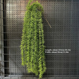 1PC Artificial Hanging Green Plants Fake Rattan Wall Hanging Plastic Vine for Home Garden Restaurant Decoration Soft Landscaping