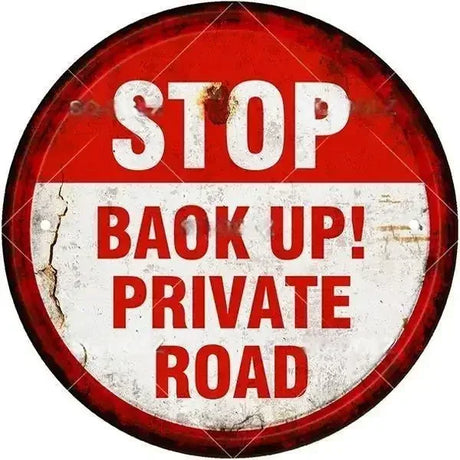 Vintage Warning Garage Metal Sign Plate Plaque -Tin Sign Wall Decor for Home, Bar, Pub, Store, Man Cave, Ideal Decor for Outdoor