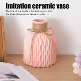 1PC Water Ripple Vase - Flower Pot Basket, Twine Plastic Vase, Small Fresh Flower Arrangement Vase, Scandinavian Home Decoration