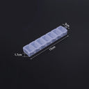 1 Pc Plastic Jewelry Box 5-28 Compartment Slot Organizer Storage Beads Container Adjustable Jewelry Storage Box Rectangle Case