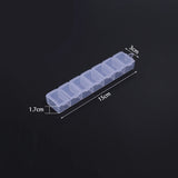 1 Pc Plastic Jewelry Box 5-28 Compartment Slot Organizer Storage Beads Container Adjustable Jewelry Storage Box Rectangle Case