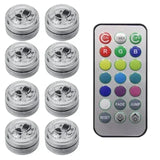 Wireless Adhesive LED Car Interior Ambient Light Remote Control Decor Auto Roof Foot Atmosphere Lamp Bicycle Tail Light