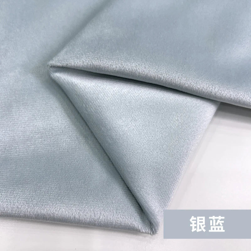 155 Cm Wide Velvet Fabric Dutch Velvet Solid Color Sofa Cover Pillow Cushion Curtain DIY Spring and Autumn Apparel Sewing Fabric