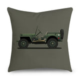New Sports Car Cushion Cover Full Body Cartoon Pattern Pillow Case for Home Sofa Car Decor Pillowcase 45cm*45cm