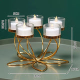 Metal Candlestick Holder Iron Candle Holders for Romantic Candlelight Dinner Props Table Decoration Retro Bedroom  Ornaments