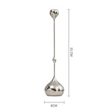 Silver Candle Holder, Metal Candlestick Romantic Art Table Decoration For Home Dining , Wedding Photography Props