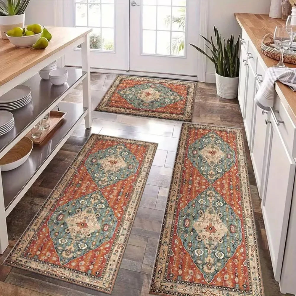 Hallway Runner Rugs Non Slip Machine Washable Carpet for Kitchen Entryway Living Bedroom Laundry Room Home Decoration