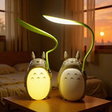Cartoon USB Charging Desk Lamp Creative Two Night Light Children's Learning Desk Lamp Night Light Lamps Bedroom
