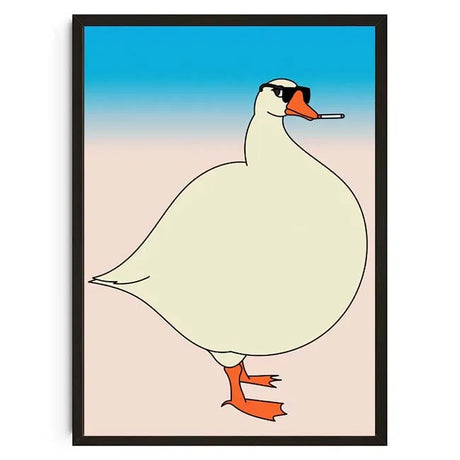 Vintage Abstract Animals Print Posters Mid Century Wall Art Canvas Painting Pictures for Living Room Bedroom Home Decor No Frame