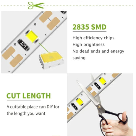 5M USB LED Strip Light 5V 3528 1 Meter 5 Meter Warm Cool White Pink Green Blue Red SMD Ribbon Ceiling Cabinet Light Waterproof