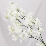 Artificial Lilac Flower 100cm Long Stem Silk Lilac Flower Cherry Blossom for Home Office Hotel Wedding Party Decor
