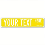 Personalized Metal Sign - Suitable for Offices, Workplaces & Homes, Custom Text, Ideal for Outdoor Decor.