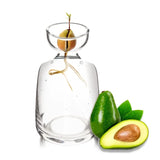 Two-piece Avocado Seed Starter Vase - Grow Your Own Avocado Tree Unique Glass Planting Pot for Gardening Lovers Start Your Green