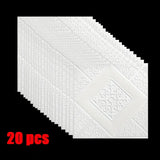 20pcs 3D Ceiling Wallpaper self adhesive wall decor Waterproof foam Design Sticker for bedroom wall sticker paper
