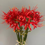 Luxury Long Branch Higan Flower Silk Weathered Orchid Flower Artificial Wedding Christmas Home Garden Decoration Arrangement