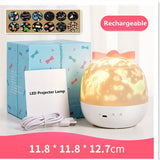 Starry Sky Projector Planetarium Lamp Romantic Room Ceiling Project Lamp for Kids Bedroom Decor Valentine's Day Gift 12 Films